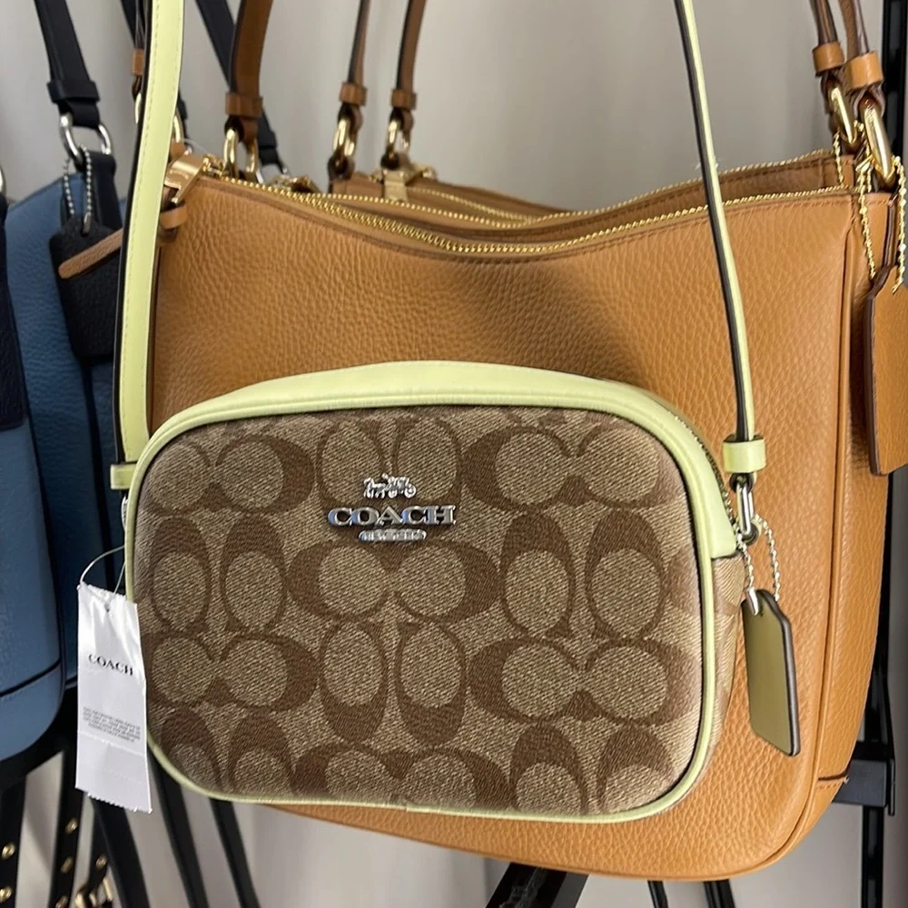 Coach Mini Jamie Camera Bag In Signature Canvas
SV/Khaki/Pale Lime - Picture 11 of 16